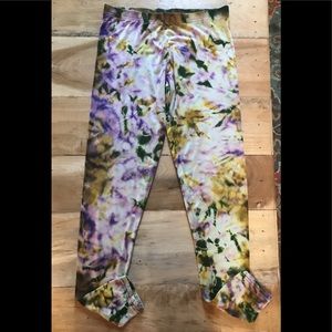 Blue Gecko:Tie Dye Leggings~ Lavender Fields